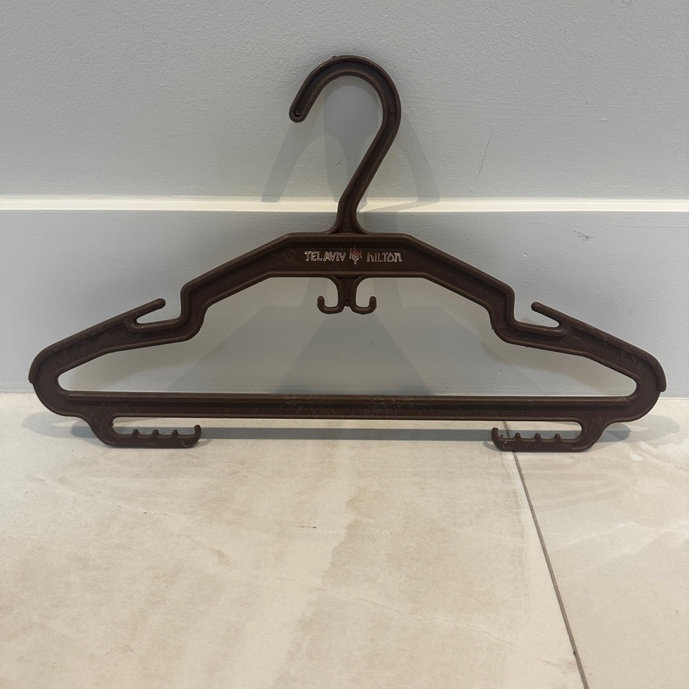 RETRO Tel Aviv Hilton Plastic Hanger